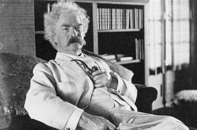 Retrato de Mark Twain