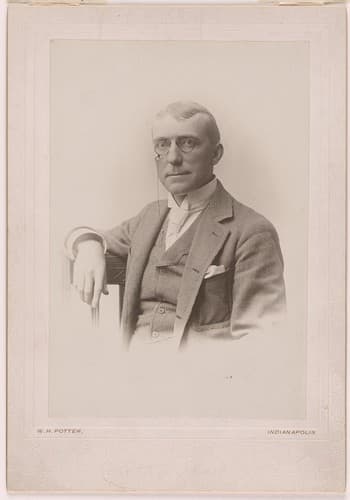 Retrato de James Whitcomb Riley