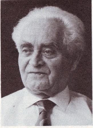 Retrato de Israel Cohen