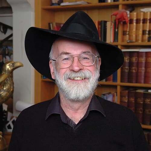 Retrato de Terry Pratchett