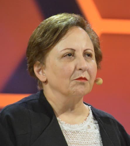 Retrato de Shirin Ebadi