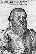Retrato de Konrad Lykosthenes