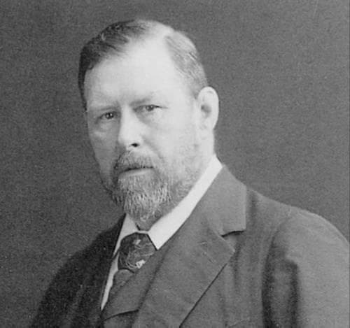 Retrato de Bram Stoker