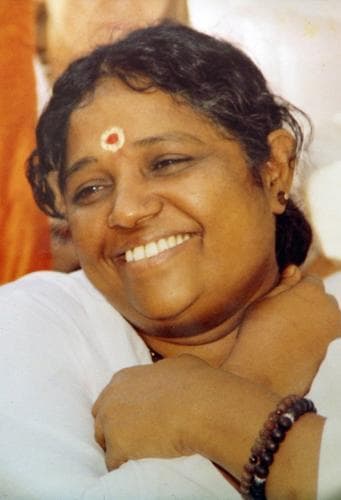 Retrato de Mata Amritanandamayi