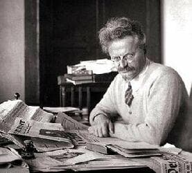 Retrato de Leon Trotsky