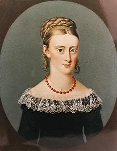 Retrato de Annette von Droste-Hülshoff