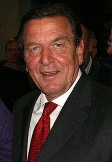 Retrato de Gerhard Schröder