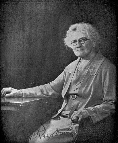 Retrato de Caroline Augusta Foley Rhys Davids