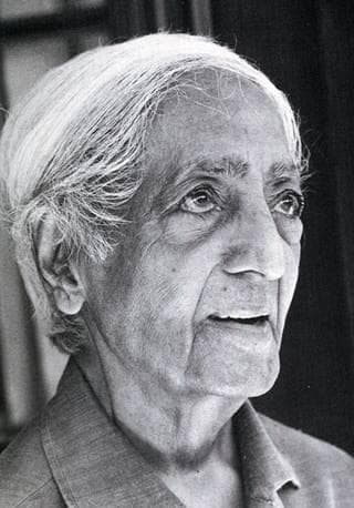 Retrato de Jiddu Krishnamurti