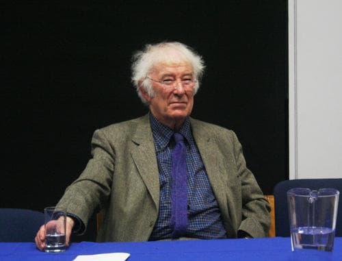 Retrato de Seamus Heaney