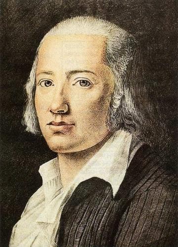 Retrato de Friedrich Hölderlin