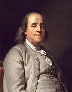 Retrato de Benjamin Franklin