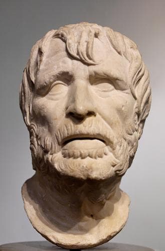 Retrato de Hesiod
