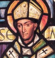Retrato de Anselm of Canterbury
