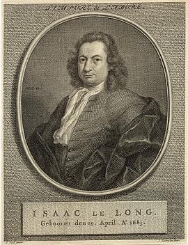 Retrato de Isaac Le Long