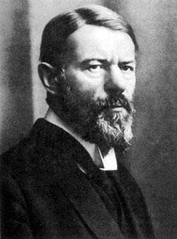 Retrato de Max Weber