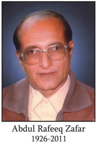 Retrato de A.R. Zafar