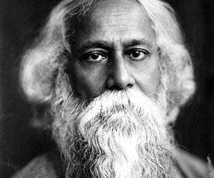 Retrato de Rabindranath Tagore