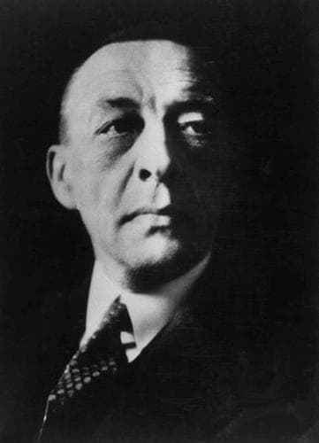 Retrato de Sergei Rachmaninoff