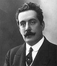 Retrato de Giacomo Puccini