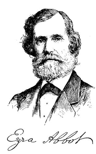 Retrato de Ezra Abbot