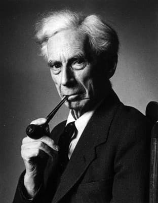 Retrato de Bertrand Russell