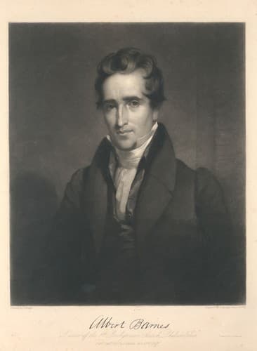 Retrato de Albert Barnes