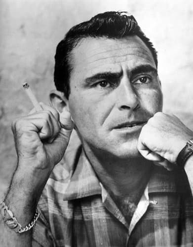 Retrato de Rod Serling
