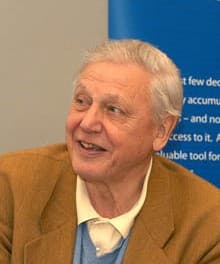 Retrato de David Attenborough
