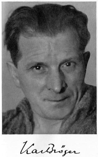 Retrato de Karl Bröger
