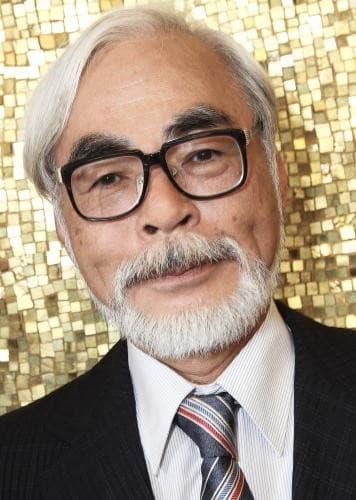Retrato de Hayao Miyazaki