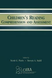 Tapa de Children's reading comprehension and assessment