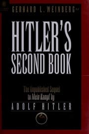 Tapa de Hitler's second book