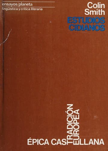 Tapa de Estudios cidianos