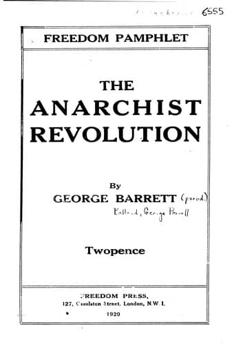 Tapa de The Anarchist Revolution