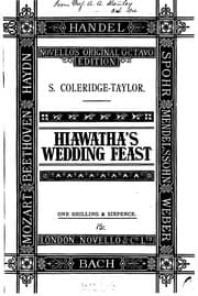 Tapa de Hiawatha's Wedding Feast: A Cantata for Tenor Solo, Chorus and Orchestra