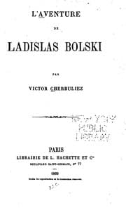 Tapa de L'aventure de Ladislas Bolski