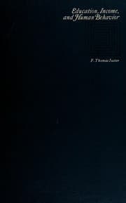 Tapa de Education, income, and human behavior