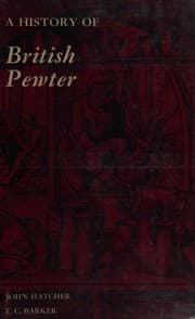 Tapa de A history of British pewter