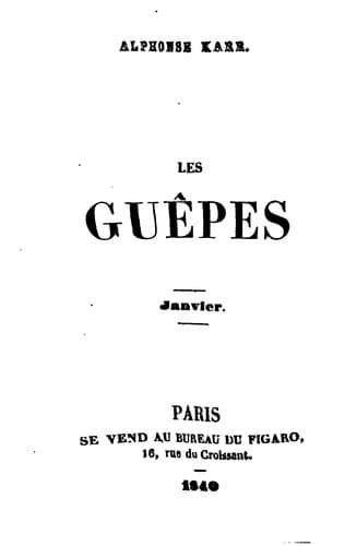 Tapa de Les Guêpes