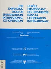 Tapa de Conference report on The Expanding Role of Universities in International Cooperation =