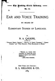 Tapa de Ear and voice training by means of elementary sounds of language