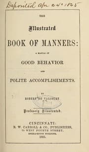 Tapa de The illustrated book of manners