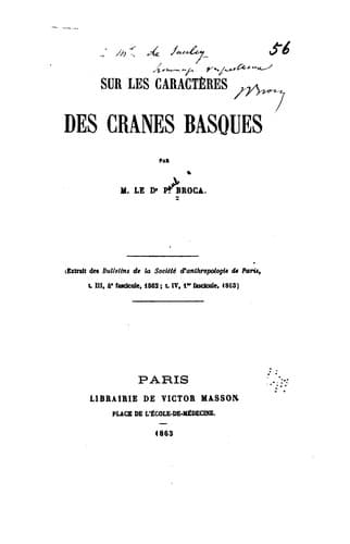 Tapa de Sur les caractères des cranes basques ...
