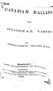 Tapa de Canadian ballads, and occasional verses