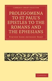 Tapa de Prolegomena to St Paul's Epistles to the Romans and the Ephesians