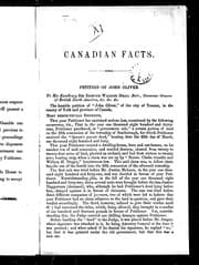 Tapa de Canadian facts