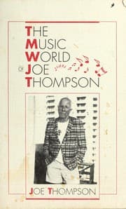 Tapa de Music World of Joe Thompson:AUTOGRAPHED