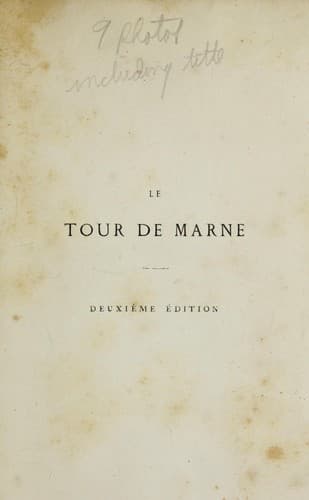 Tapa de Le tour de Marne