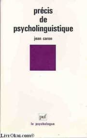 Tapa de Précis de psycholinguistique